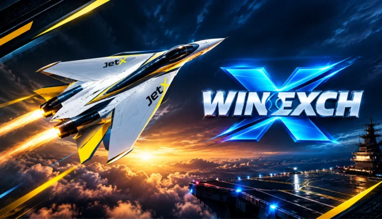 winexch365 and WinExch JetX game promotional banner with futuristic jet aircraft, WinExch Club branding, WinExch Login, WinExch Mobile, WinExch Signup, and WinExch App.
